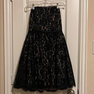 Elegant Black  Robert Rodriguez strapless dress